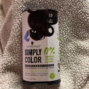 Jet Black Hair dye